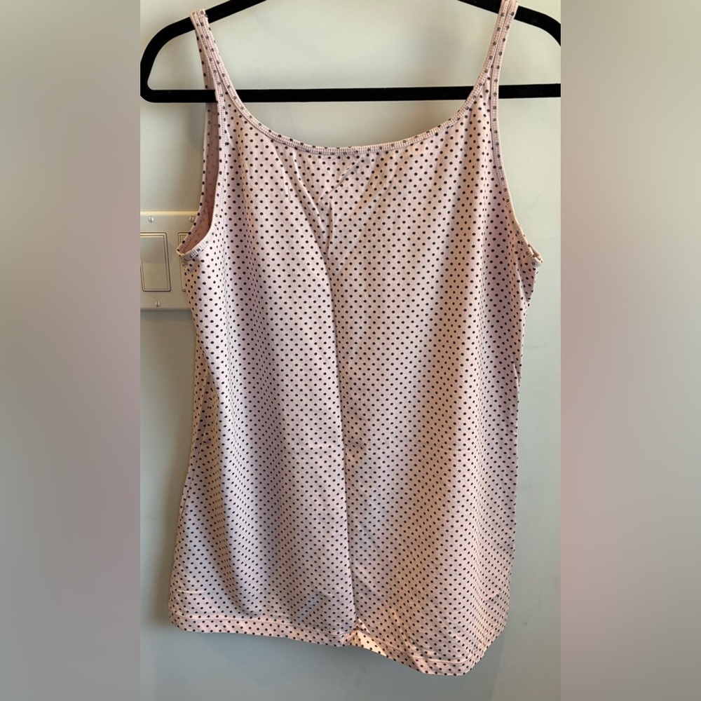 Eddie Bauer Women’s Polka Dot Sleeveless Top - Picture 3 of 4